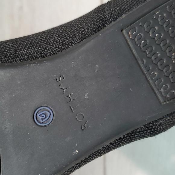 Rothy’s Womens Licorice Pointed Retired Toe Flats Loafer Ballet shoes sz 10 - Picture 10 of 16